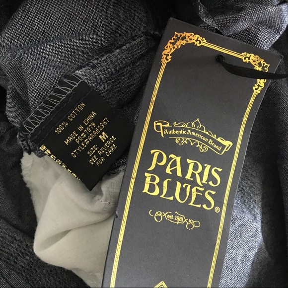 Paris Blues sleeveless short romper w/pockets size medium - Picture 8 of 8